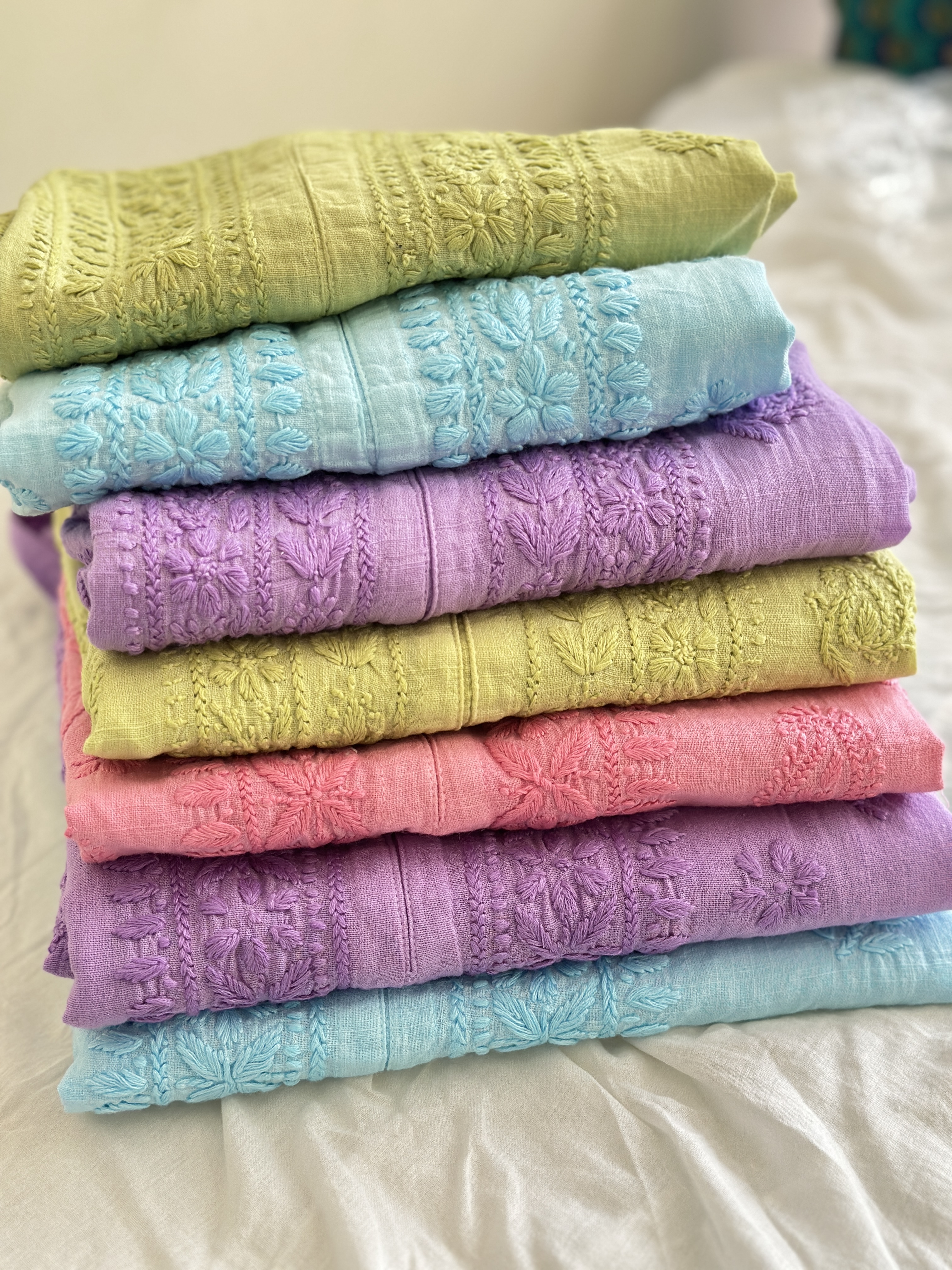 Pure Cotton  Summer Chikan Kurta