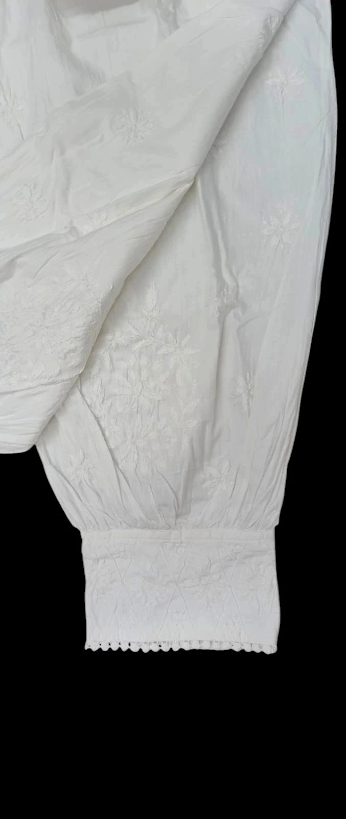 Taarna Cotton Chikan Afghani Pants