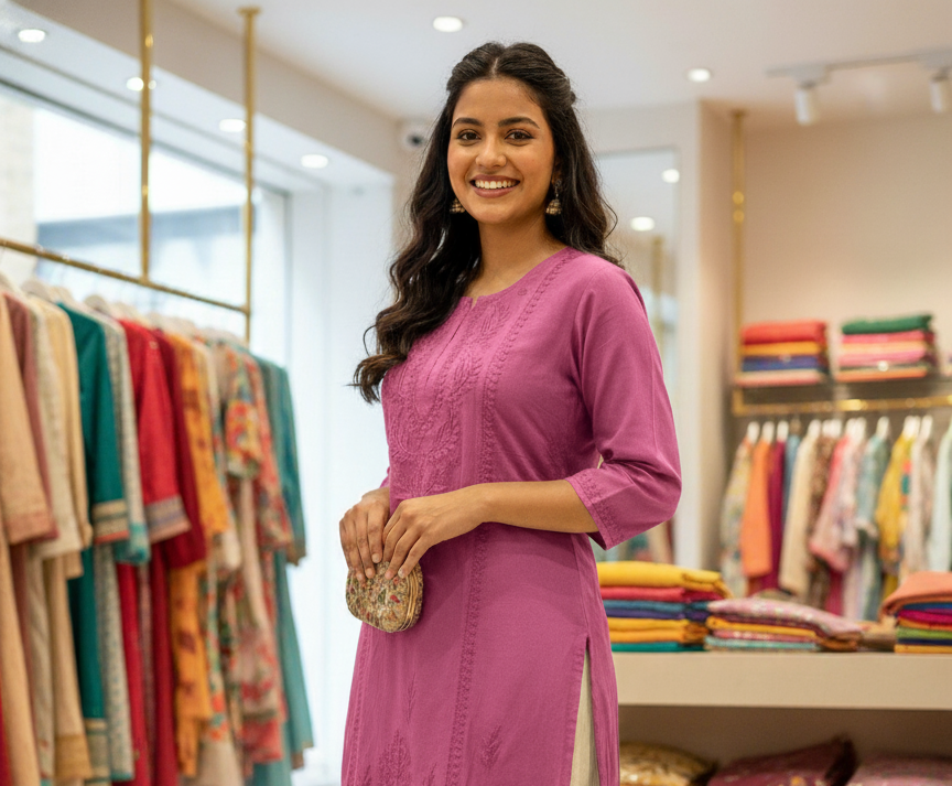 Clovia Modal Kurta Palazzo Set