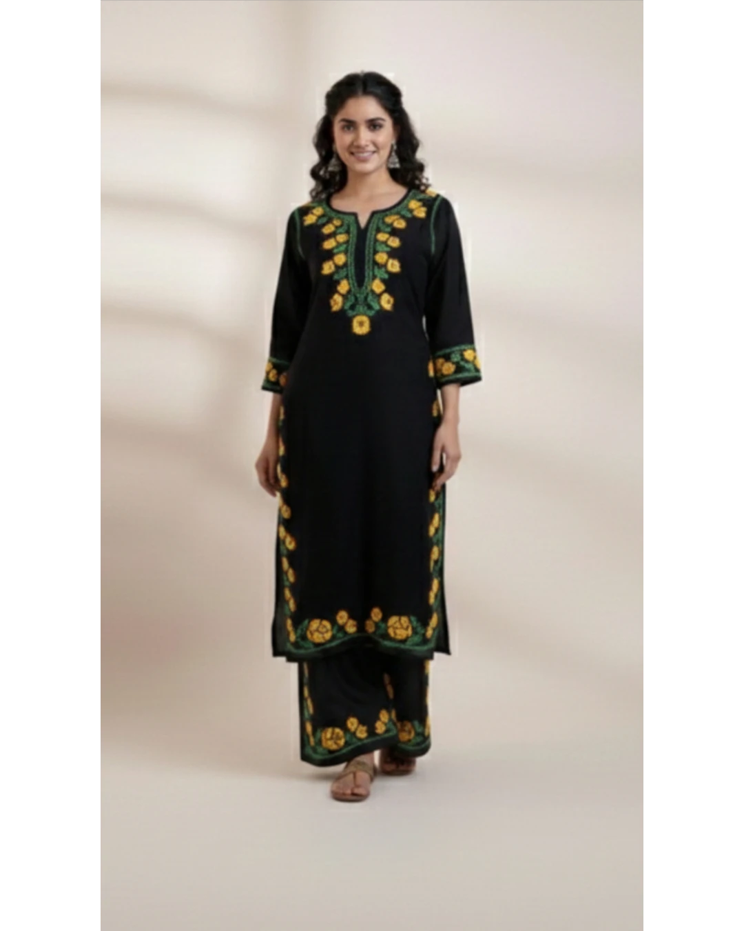 Nyantara Rayon Kurta and Plazzo Set