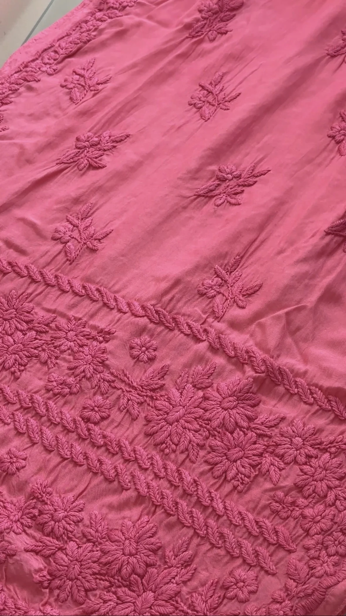 Aruni Muslin Chikan Kurta