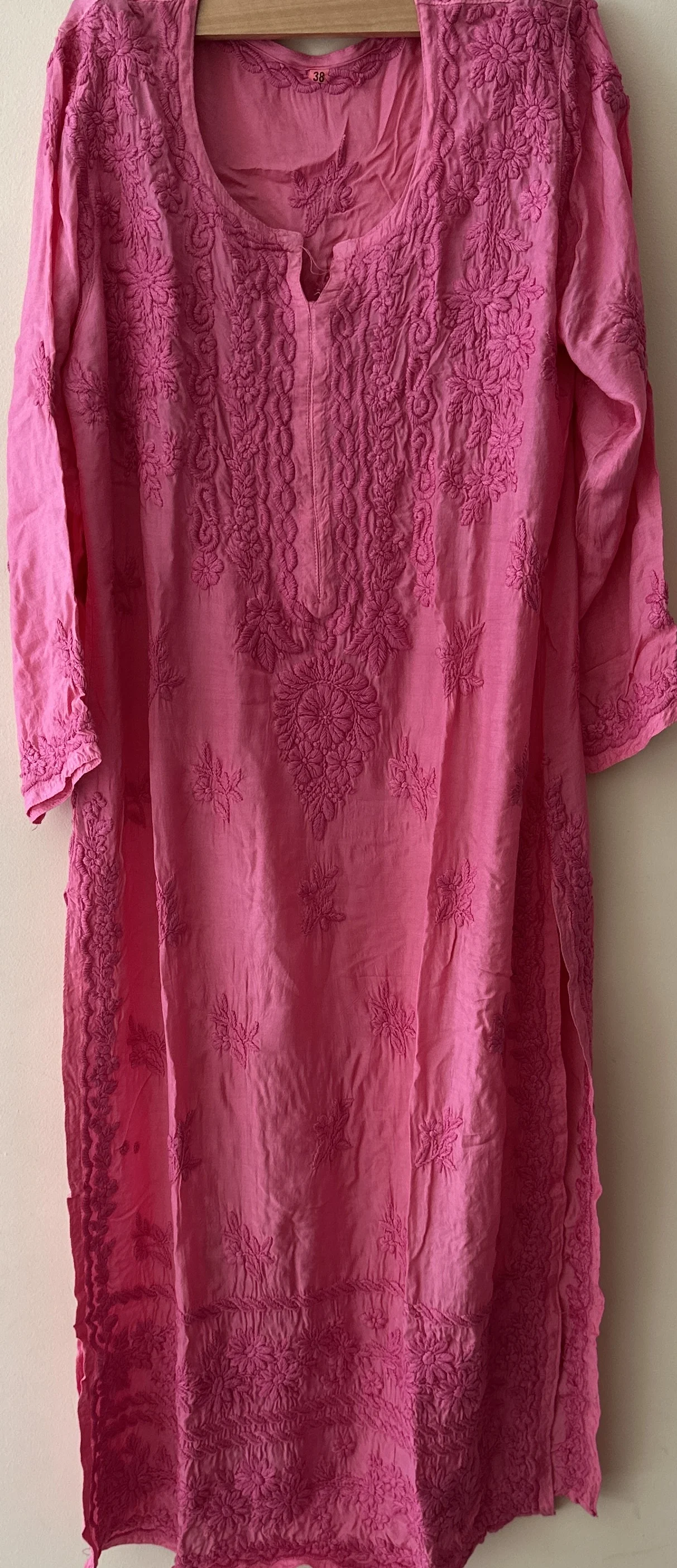 Aruni Muslin Chikan Kurta