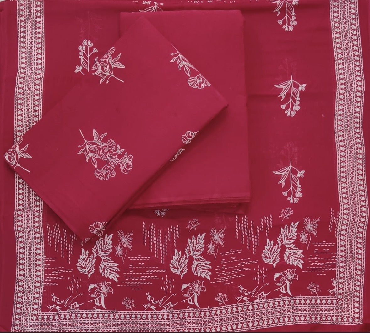 Kirti Pure Cotton Kurta Pant and Dupatta Set